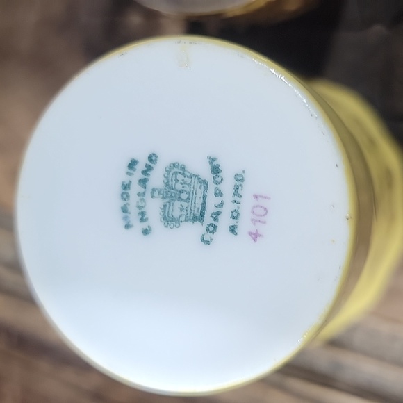 Rare Antique Aynsley China Demitasse In Sterling Silver Holder - Picture 6 of 13